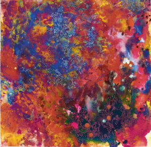 Moana 2/20, Acryl auf Aquarellpapier, 55,5 x 57 cm, 2020