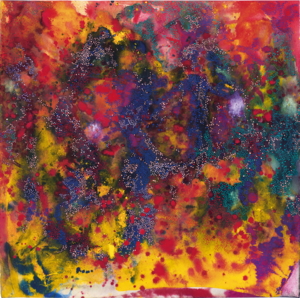 Moana 1/20, Acryl auf Aquarellpapier, 55,5 x 57 cm, 2020