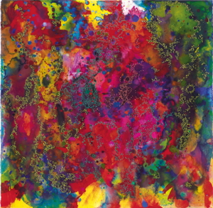 Moana 7/21, Acryl auf Aquarellpapier, 55,5 x 57 cm, 2021