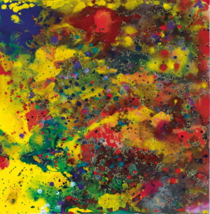Moana 5/19, Acryl auf Aquarellpapier, 55,5 x 57 cm, 2019