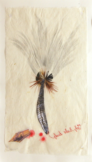 HCID EBEIL HCI , ZEICHNUNG UND COLLAGE AUF JAPANPAPIER, 43 X 30 CM