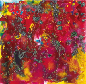 Moana 9/20, Acryl auf Aquarellpapier, 55,5 x 57 cm, 2020