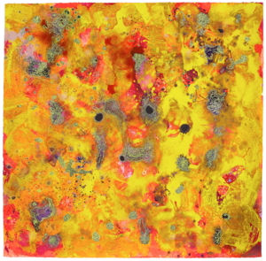 Moana 2023, 139,5x140cm, Acryl auf Aquarelpapier, 2023
