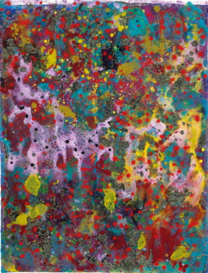 Tutto 4/21, Acryl auf Aquarellpapier, 150 x 112 cm, 2021