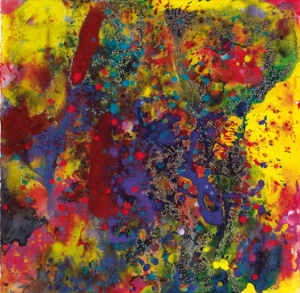Moana 3/19, Acryl auf Aquarellpapier, 55,5 x 57 cm, 2019