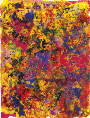 Tutto 3/21, Acryl auf Aquarellpapier, 150 x 112 cm, 2021
