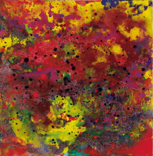 Moana 4/19, Acryl auf Aquarellpapier, 55,5 x 57 cm, 2019